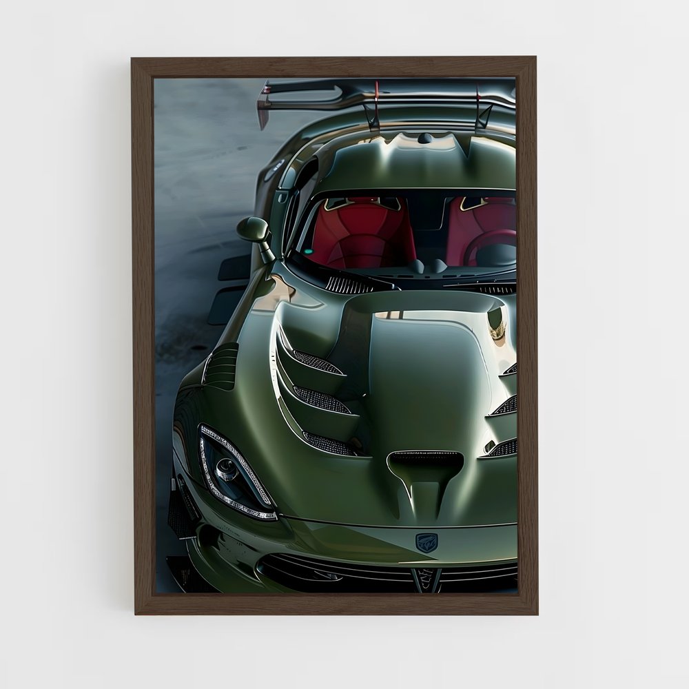 Poster Viper Green Flash – affiche Dodge (vue 5)